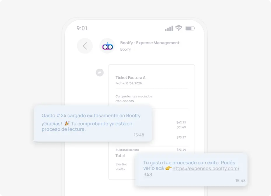 Simple para quien rinde gastos. Potente para quien los gestiona.